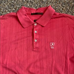 Salmon color mens dress shirt